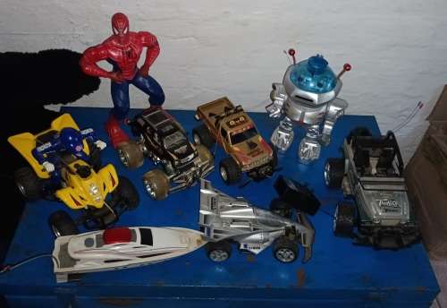 Large Selection of untested Remote toys